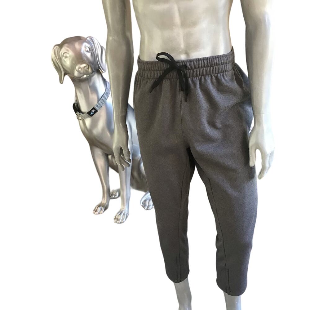 Adidas Gray Sweat Pants Zipped Ankles Men’s Size 2XL